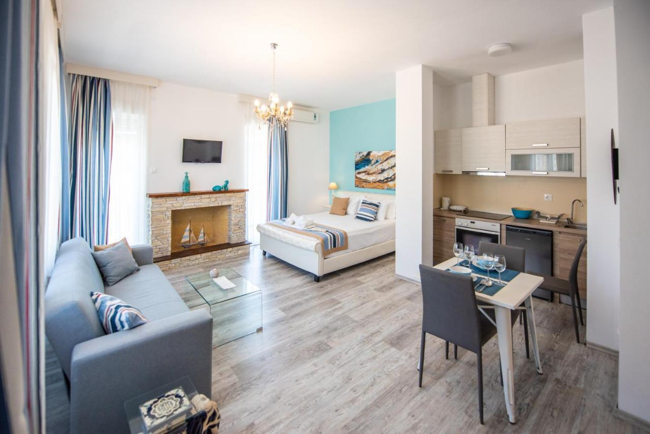 Thasos Blue Apartments Prinos  Luaran gambar